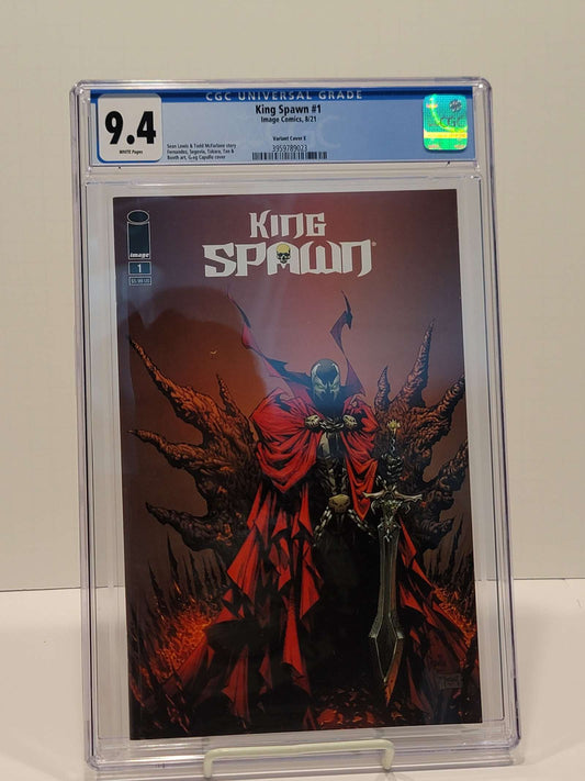 King Spawn #1 CGC 9.4 Variant Cover E