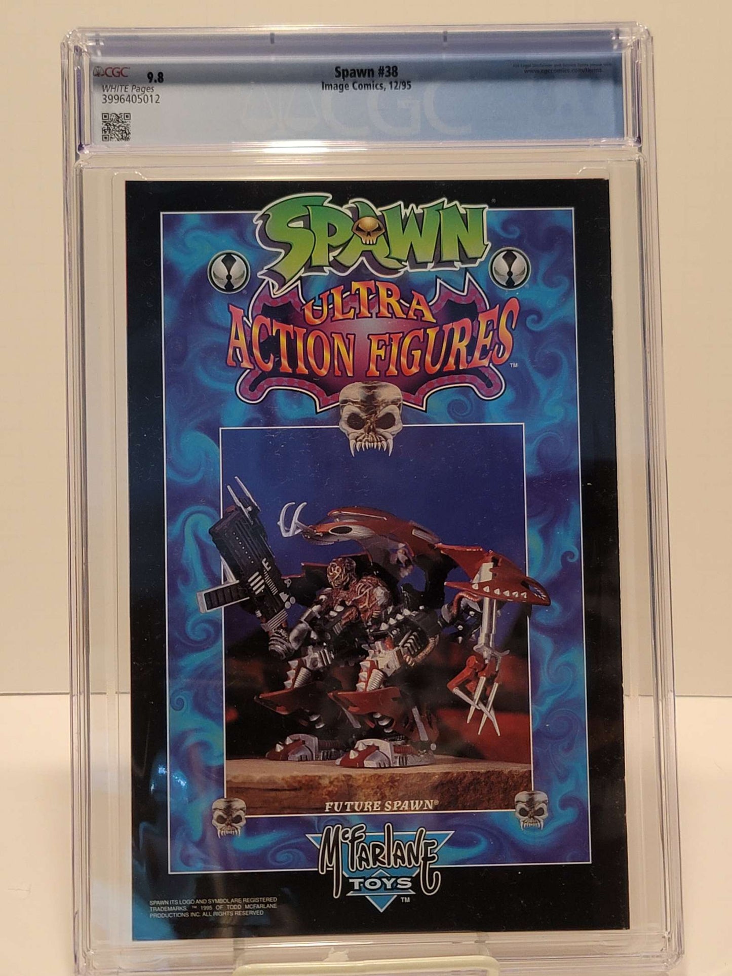 Spawn #38 CGC 9.8 - 1st Appearance and origin of CY-GOR