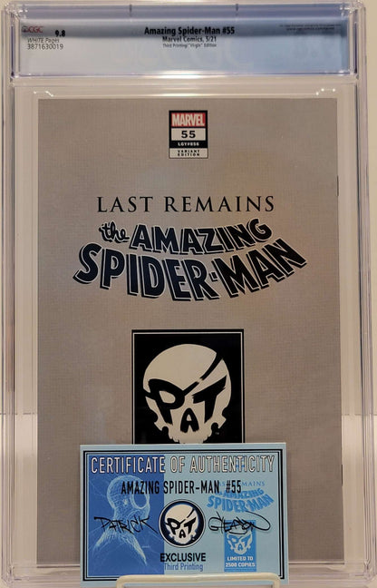 Amazing Spider-Man #55 CGC 9.8 3.ª edición, portada de Gleason Virgin