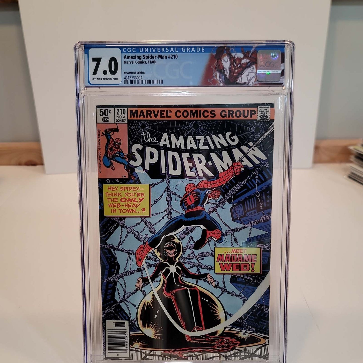 Amazing Spider-Man 210 CGC 7.0 1980