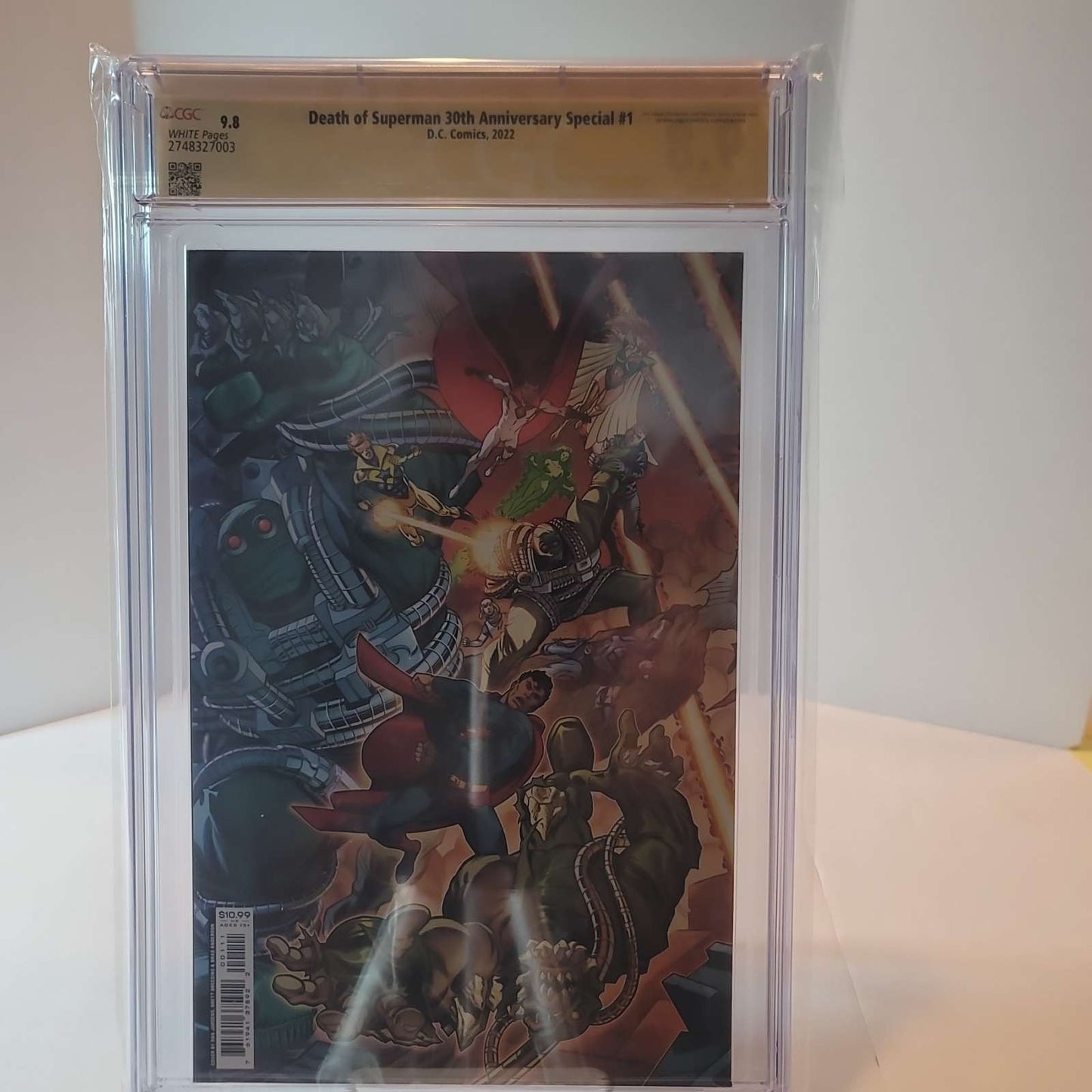 Death of Superman 30th Anniversary Special 1  CGC 9.8  3x Signed