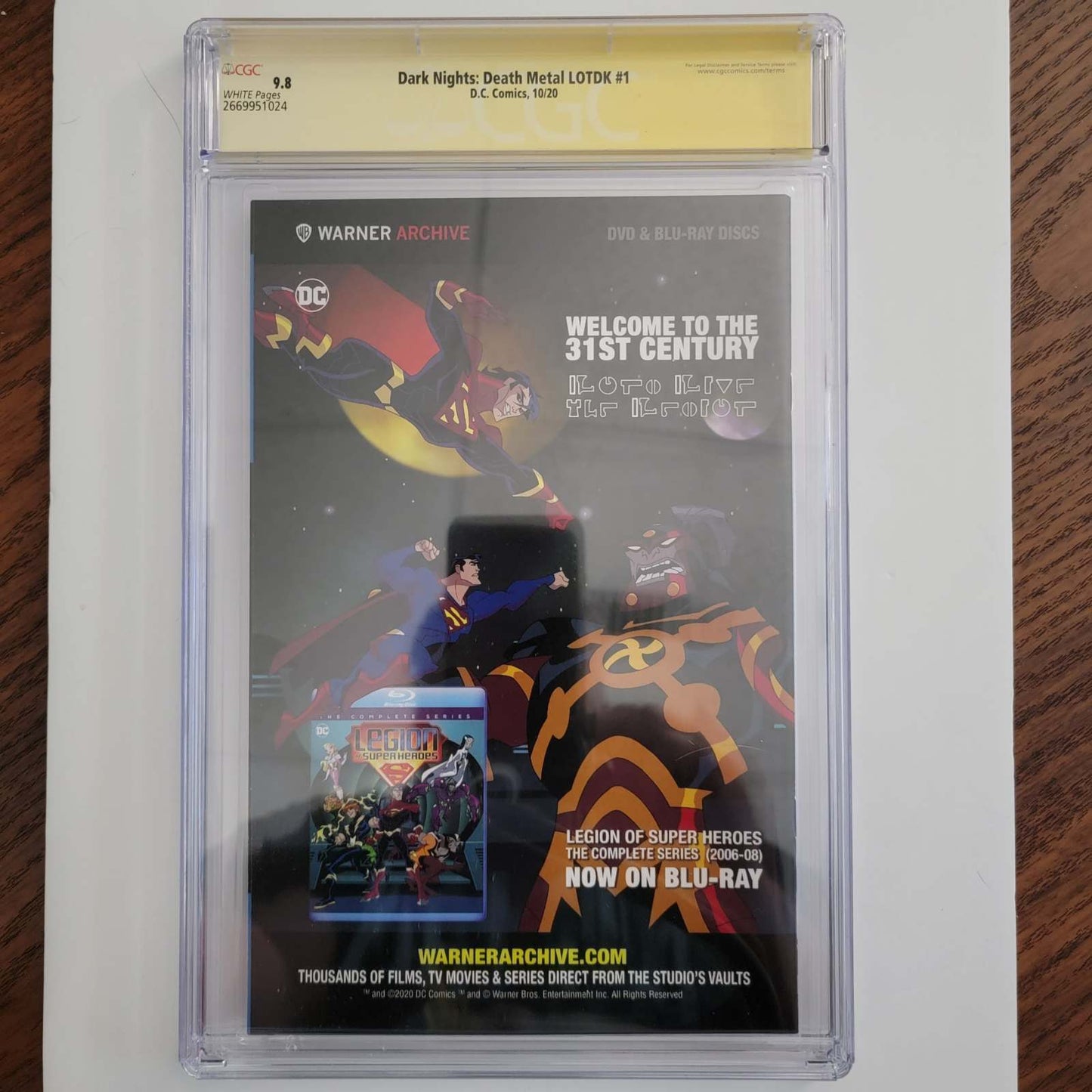 Dark Nights Death Metal: Legends of the Dark Knights CGC SS 9.8