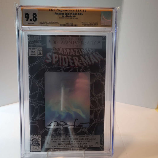 Amazing Spider-Man #365 CGC 9.8 Signed by Leonardi