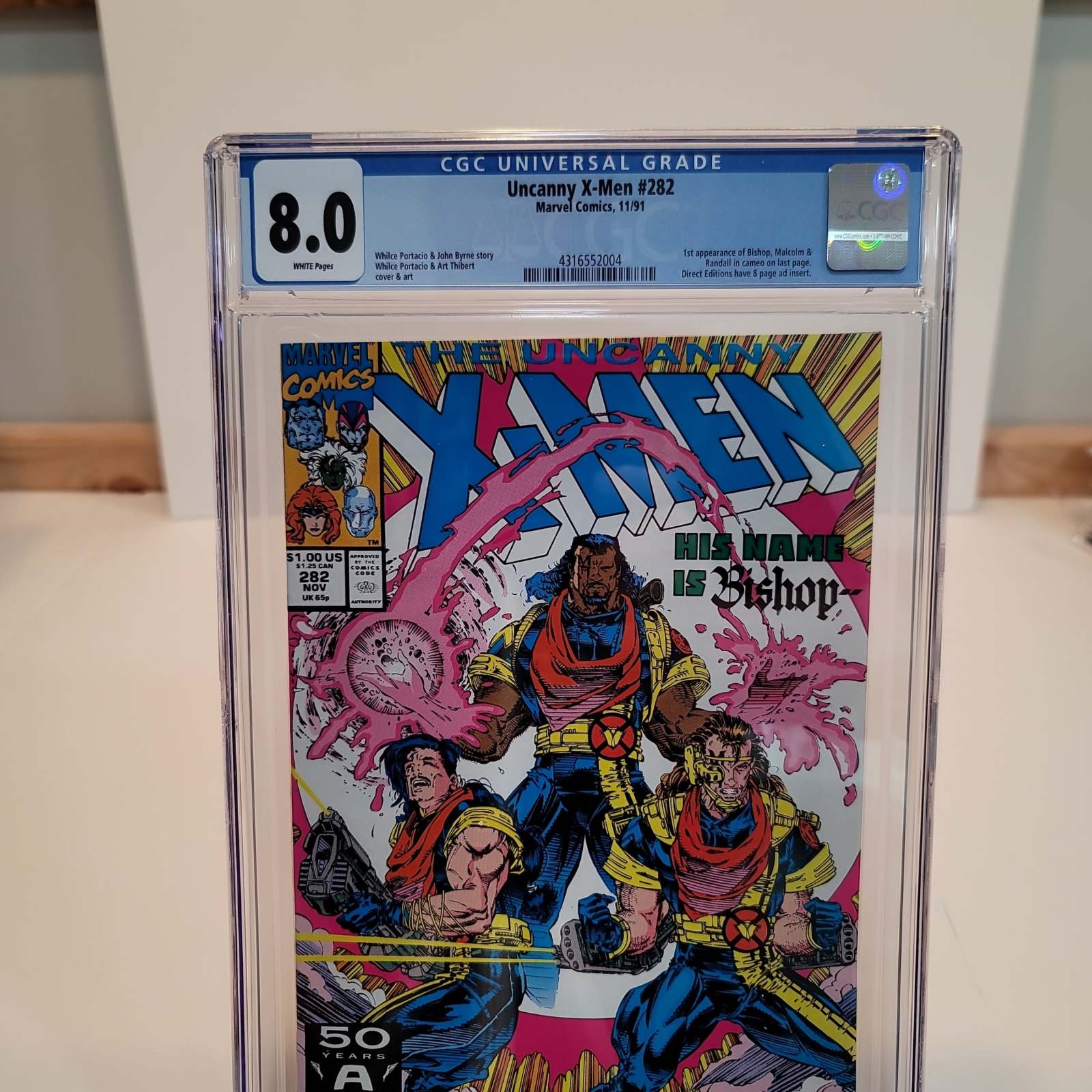 Uncanny X-Men #282 CGC 8.0 1991