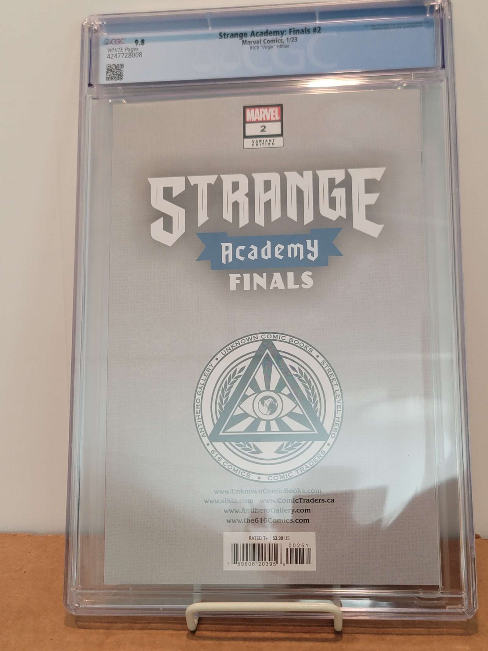 Strange Academy: Finals #2 CGC 9.8 - R1C0 Virgin Cover