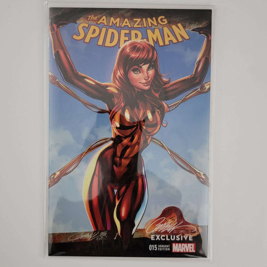 Amazing Spider-Man Vol 4 #015 J Scott Campbell Exclusive Trade dress