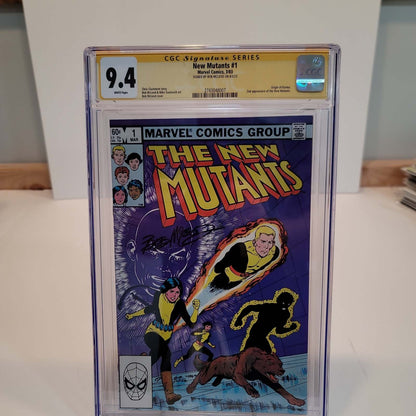 New Mutants 1 CGC 9.4 1983 Signed by Bob McLeod