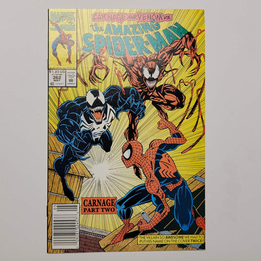 Amazing Spider-Man Vol 1 #362 Newsstand Edition