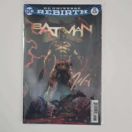 Batman #22 Lenticular Cover Signed by Tom King w/COA