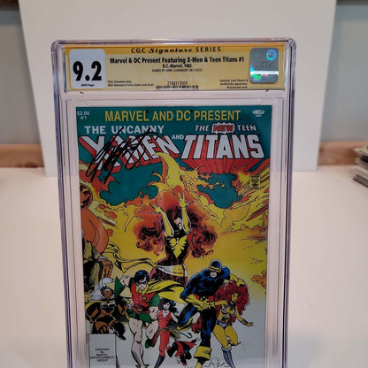 Marvel & DC Present Featuring X-Men & Teen Titans 1 CGC SS 9.2 1982