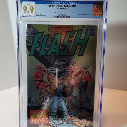 Flash #123 Foil Facsimile Edition CGC 9.9